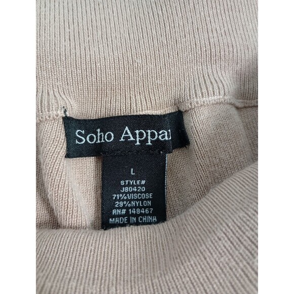 Soho Apparel Women's Elastic Waist Pull On  Pants Wide Leg Light palid Rose - Picture 6 of 11